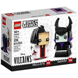 LEGO® BrickHeadz 40620 Cruella und Maleficent