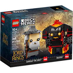 LEGO® BrickHeadz 40631 Gandalf der Graue und Balrog