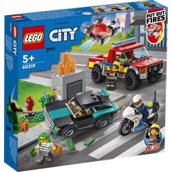 LEGO® City 60319 Löscheinsatz und Verfolgungsjagd