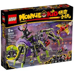 LEGO® Monkie Kid 80022  Hauptquartier der Spider Queen Seltenes Set